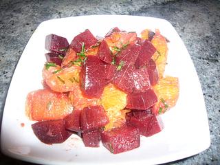Red Beet and Orange Salad
